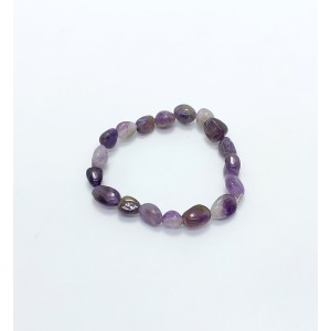 AMETİST AMORF BİLEKLİK (Doğal Kesim)