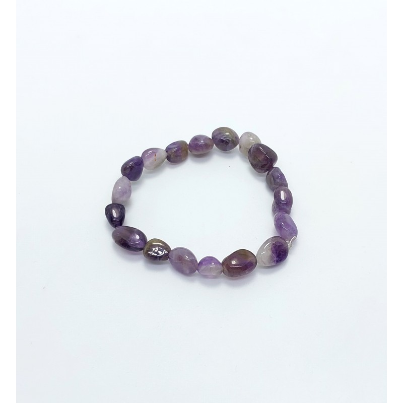 AMETİST AMORF BİLEKLİK (Doğal Kesim)