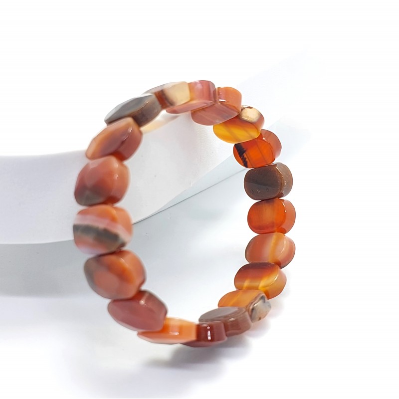 ROLEX KESİM KARNELYAN AKİK BİLEKLİK