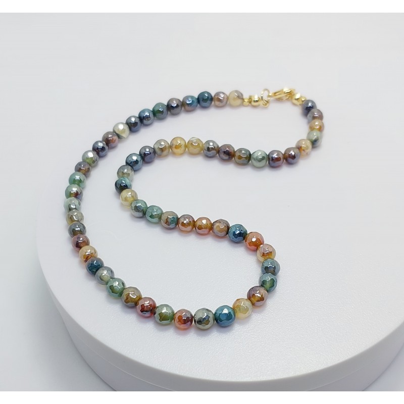 AKİK TAŞI KOLYE / AYNALI