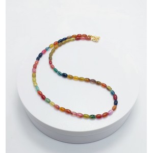 AKİK TAŞI KOLYE (Arpa Kesim)