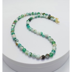 AKİK TAŞI FASET KOLYE