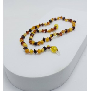 KEHRİBAR BEBEK KOLYE ( AA Kalite - 1. Sınıf )