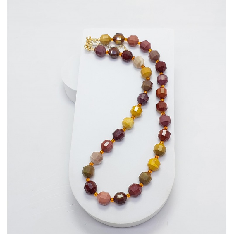 MONKAY JASPER KOLYE (10mm Faset Kesim)