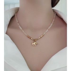 PARA - GÜNEŞ ÇAKRASI ÖZEL KOLYESİ (3mm Faset Kesim Sitrin)