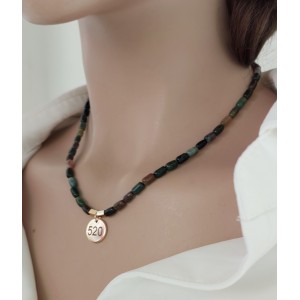 AKİK TAŞI PARA BEREKET KOLYESİ