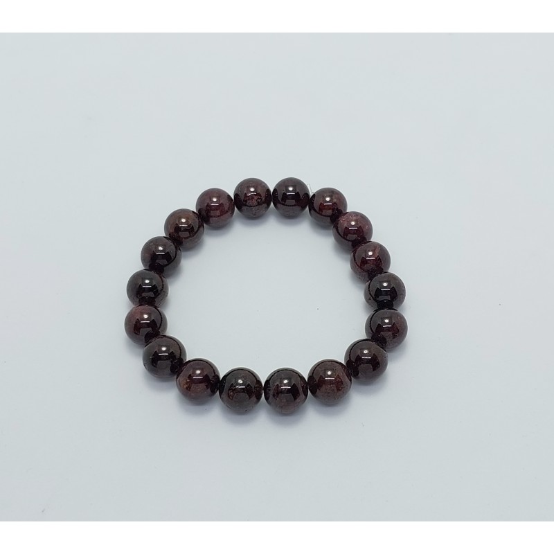 GARNET / LAL TAŞI BİLEKLİK (6mm Küre Kesim)