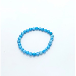 LARİMAR TAŞI BİLEKLİK (6mm Küre Kesim)