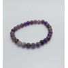 AMETİST TAŞI BİLEKLİK (6mm Küre Kesim)