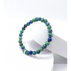AZURİT TAŞI BİLEKLİK (6mm Küre Kesim)