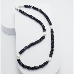 AKİK ve İNCİ TASARIM KOLYE 