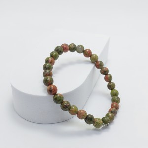 UNAKİT TAŞI BİLEKLİK (6mm Küre Kesim)