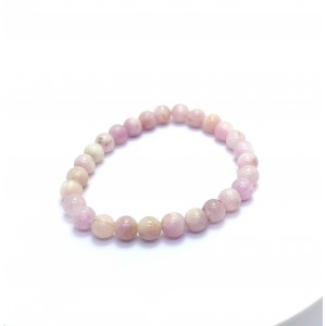 KUNZİT TAŞI BİLEKLİK (6mm Küre Kesim)