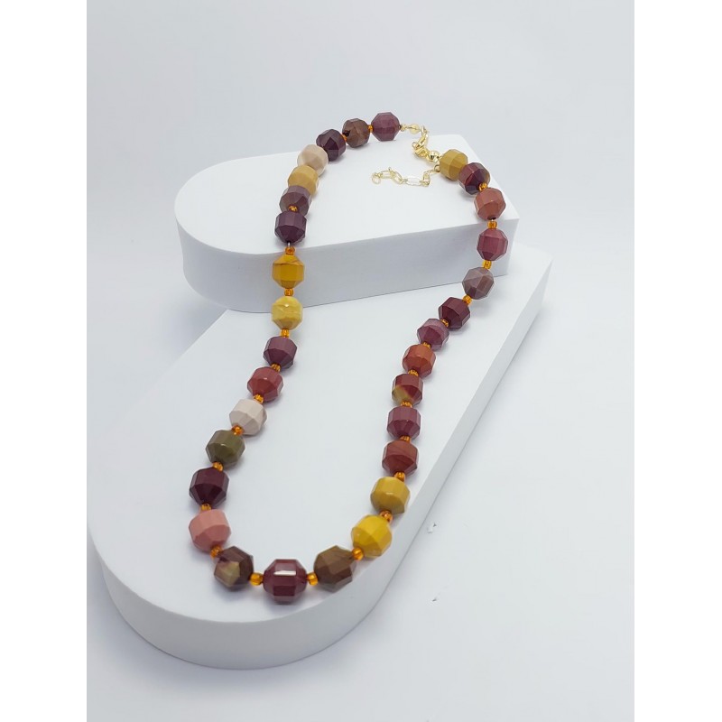 MONKAY JASPER KOLYE (10mm Faset Kesim)
