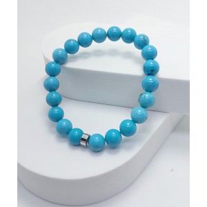TURKUAZ TAŞI BİLEKLİK ( A+ Kalite 8mm Küre Kesim)