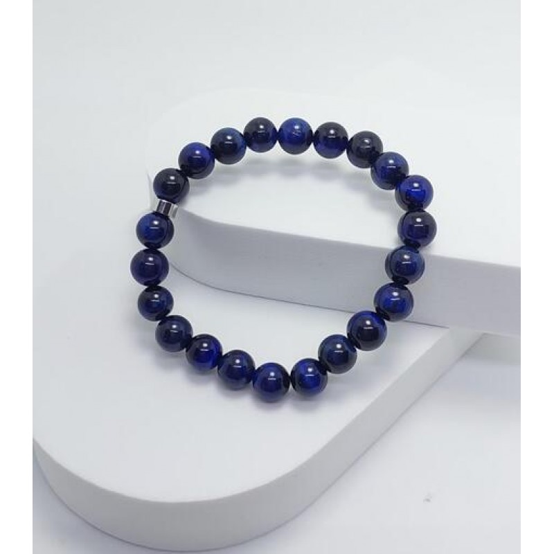 MAVİ KAPLANGÖZÜ BİLEKLİK (8mm A+ Kalite)