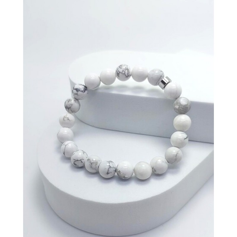 HAVLİT TAŞI BİLEKLİK (8mm Küre Kesim)