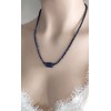 LAPİS LAZULİ ÖZEL TASARIM KOLYE (A Kalite 4mm Küre Kesim)