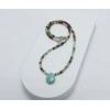 KRİZOPRAS & AMAZONİT TAŞI TASARIM KOLYE (3mm Faset Kesim)