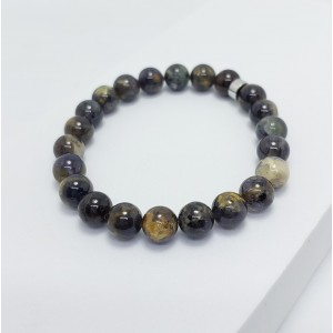 SU SAFİRİ BİLEKLİK (AA+ Kalite - 8mm Küre Kesim)