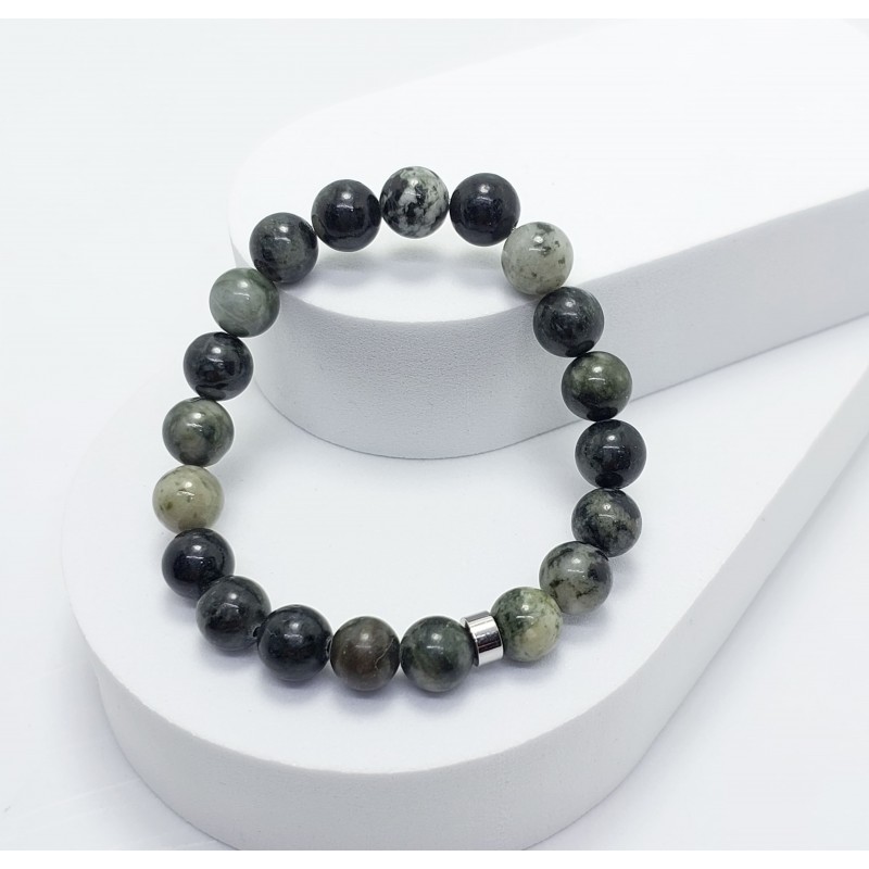 NEFRİT YEŞİM BİLEKLİK (8mm Küre Kesim)