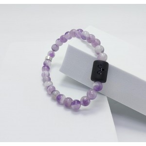 KOÇ BURCU BİLEKLİĞİ / AMETİST TAŞI (6mm Küre Kesim)