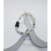İKİZLER BURCU BİLEKLİĞİ / AKUAMARİN (6mm Küre Kesim)