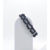 ÇİFT SIRALI ERKEK BİLEKLİK / LAV & HEMATİT (6mm Küre Kesim)