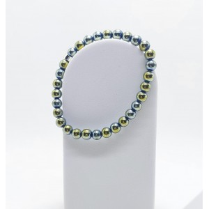 RENKLİ HEMATİT TAŞI BİLEKLİK (6mm Küre Kesim)