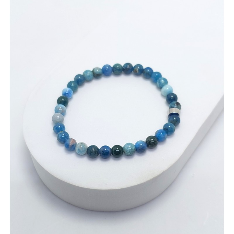 APATİT TAŞI BİLEKLİK ( 6MM KÜRE KESİM)