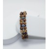 ÇİFT SIRALI ERKEK BİLEKLİK / TİBET AKİK (8mm Küre Kesim)