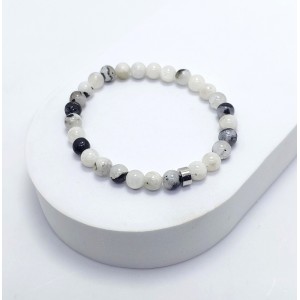 AY TAŞI BİLEKLİK (6mm Küre Kesim)