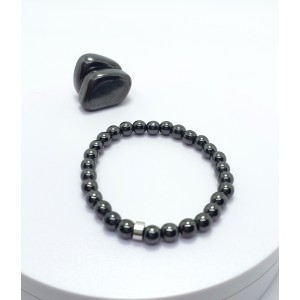 MANYETİT TAŞI BİLEKLİK (6mm küre kesim)