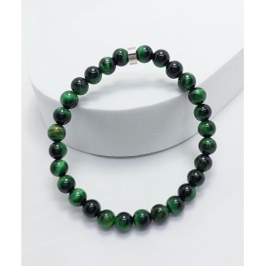 YEŞİL KAPLANGÖZÜ BİLEKLİK (6mm Küre Kesim)