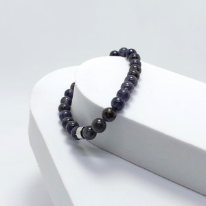 İYOLİT TAŞI BİLEKLİK (6mm Küre Kesim)