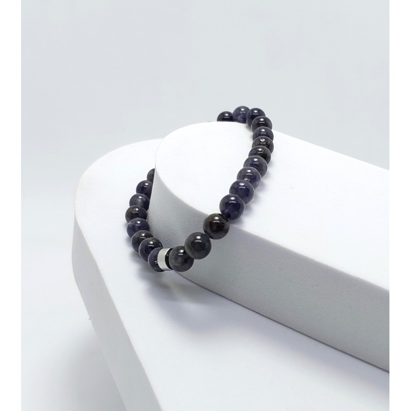 İYOLİT TAŞI BİLEKLİK (6mm Küre Kesim)