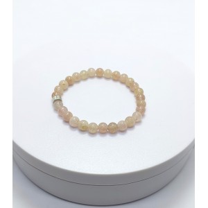 ÇİLEK KUVARS BİLEKLİK (6mm Küre Kesim)