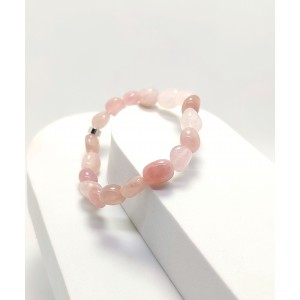 PEMBE KUVARS BİLEKLİK (Amorf Kesim)