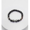 LAV & AKİK & HEMATİT TAŞI TASARIMLI ERKEK BİLEKLİK - M2 (8mm Küre Kesim)