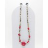 BENEKLİ JASPER & MERCAN TASARIM KOLYE