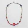 BENEKLİ JASPER & MERCAN TASARIM KOLYE