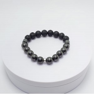 RAHATLAMA / DENGE BİLEKLİĞİ (10 MM Küre Kesim - Lav+Manyetit)
