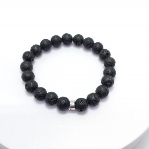 LAV TAŞI BİLEKLİK (8mm Küre Kesim)