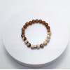 SANDAL AĞACI & JASPER TASARIM ERKEK BİLEKLİK (8mm Küre Kesim)