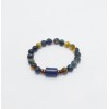 AKİK & LAPİS LAZULİ TASARIM BİLEKLİK (8mm Küre Kesim - Unisex)