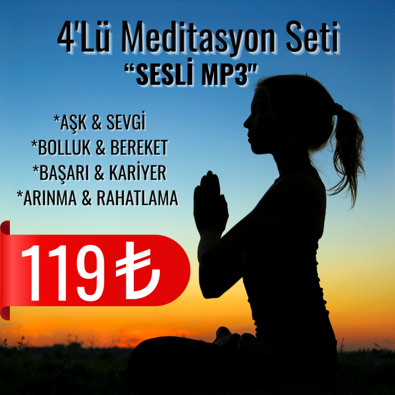 4'lü Meditasyon Seti / SESLİ MP3