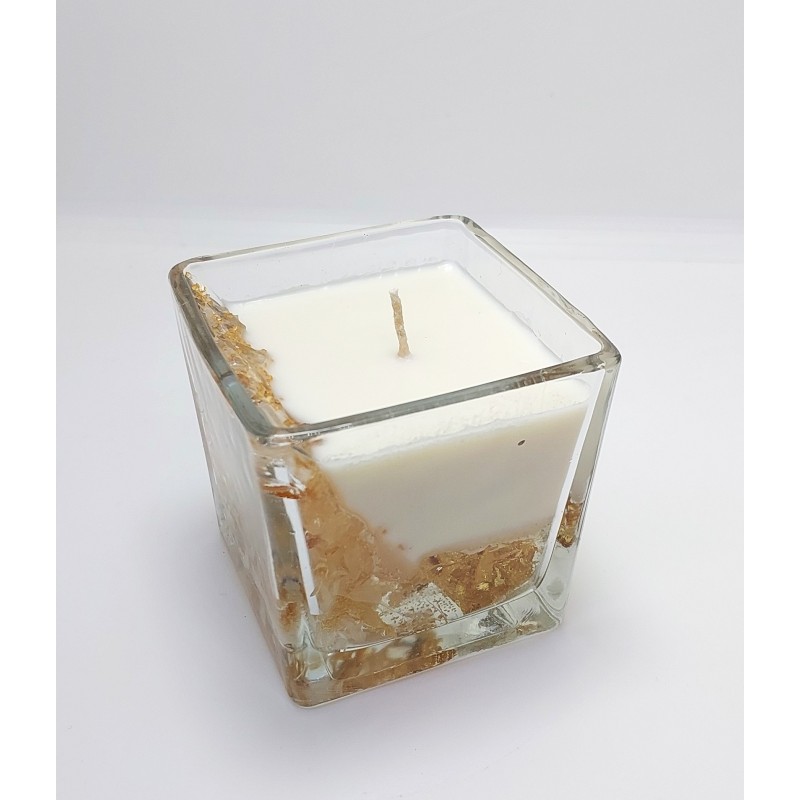 SİTRİN TAŞLI SOYA MUM / 630 GR