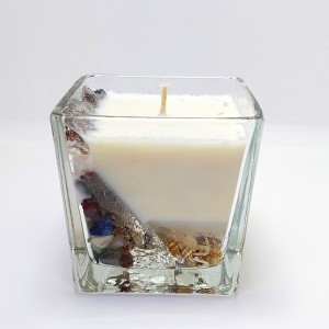 KARIŞIK DOĞAL TAŞLI SOYA MUM / 630 GR