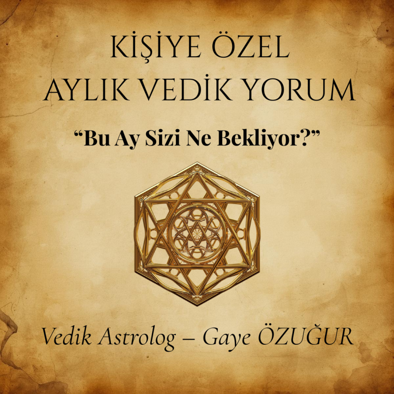 Aylık Vedik Yorum (Kişiye Özel)