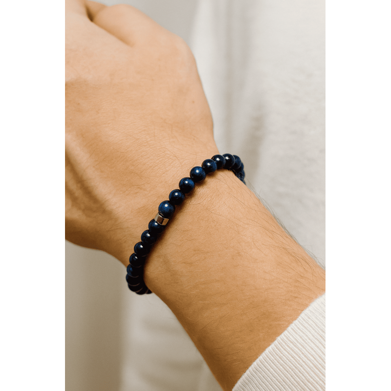 MAVİ KAPLANGÖZÜ BİLEKLİK (6mm Küre Kesim)